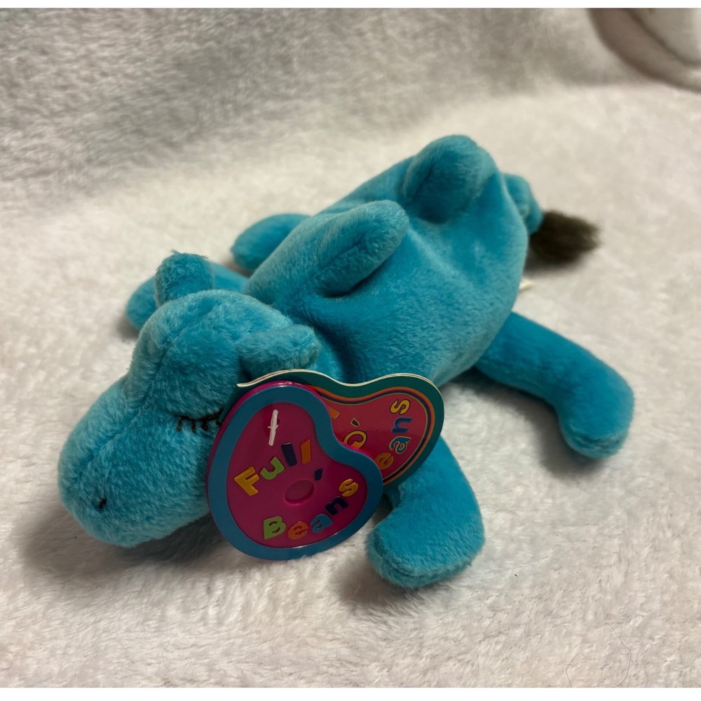 Avon Full O Beans Dune the Camel September Birthstone Plush Blue Sapphire 1999